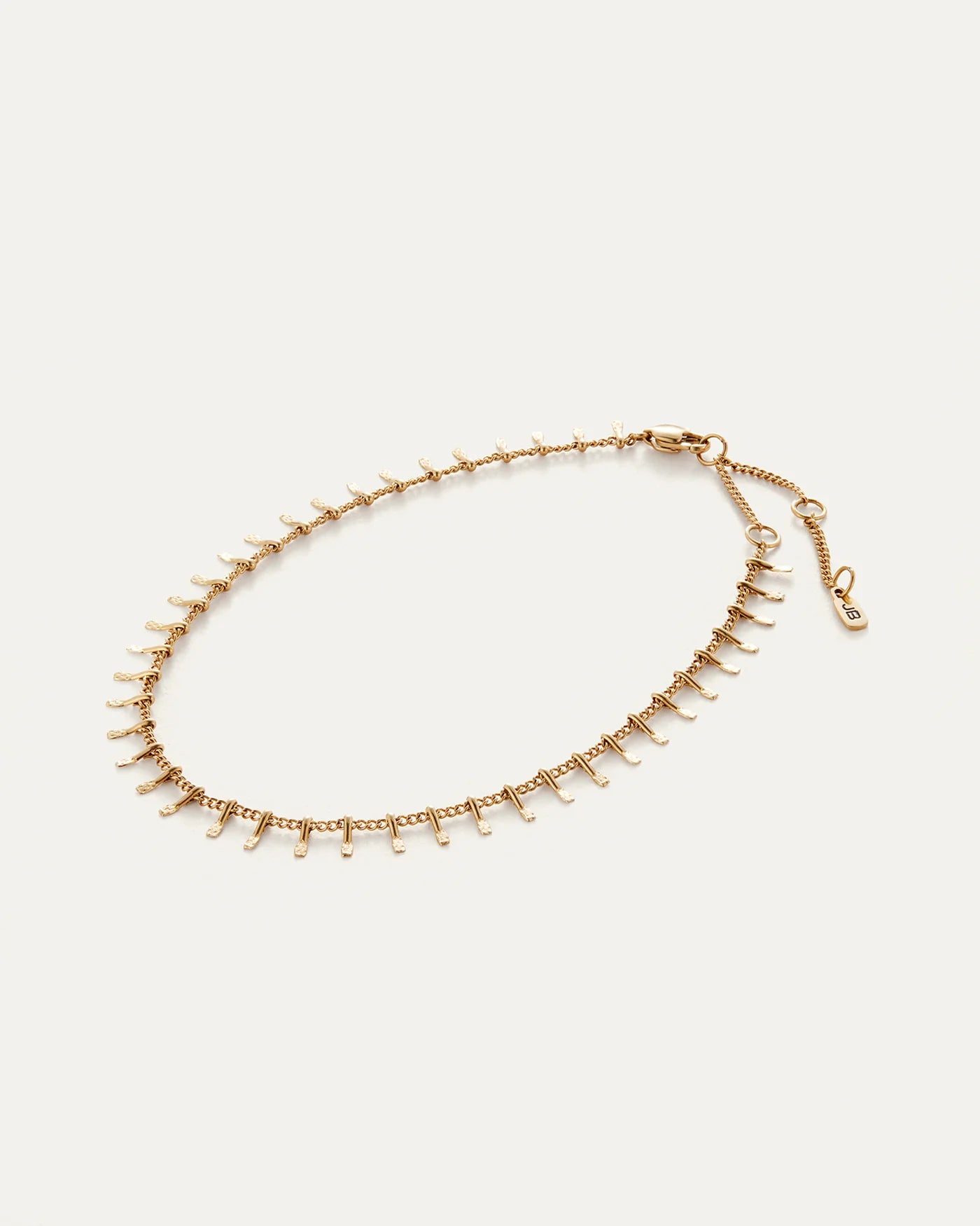 Lumi Anklet high polish gold by Jenny Bird at Hickox