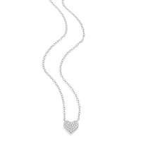Pave Heart Necklace