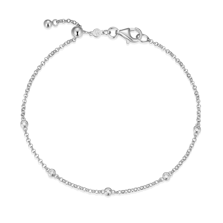 Bezel Station Bolo Bracelet in