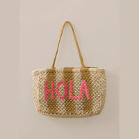 Woven Jute Tote Bag