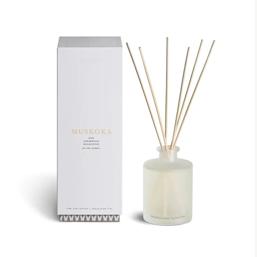 Muskoka diffuser by Vancouver candle company at Hickox