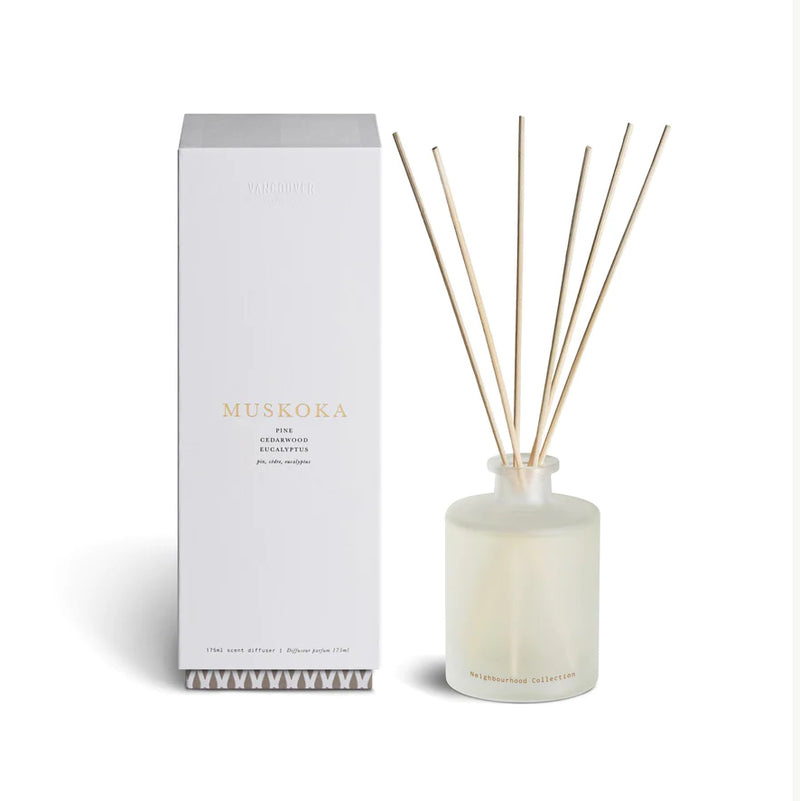 Muskoka diffuser by Vancouver candle company at Hickox