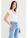 Nola white bodysuit by Style for the Priv at Hickox 