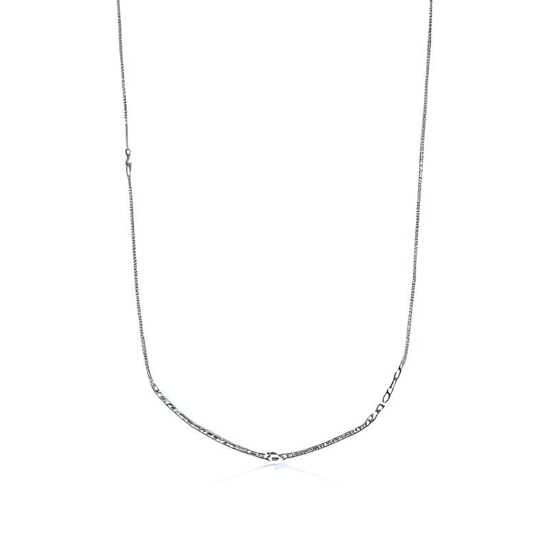 Simple Bead Station Long Necklace