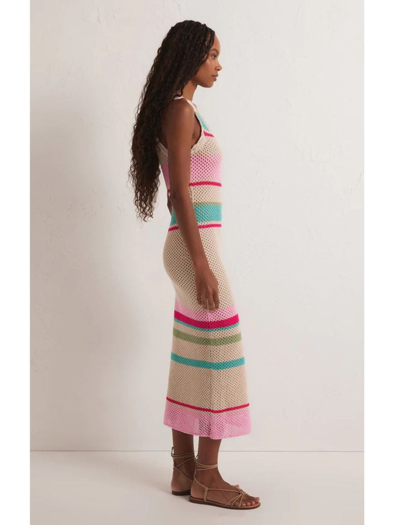 Crochet Midi Ibiza Dress