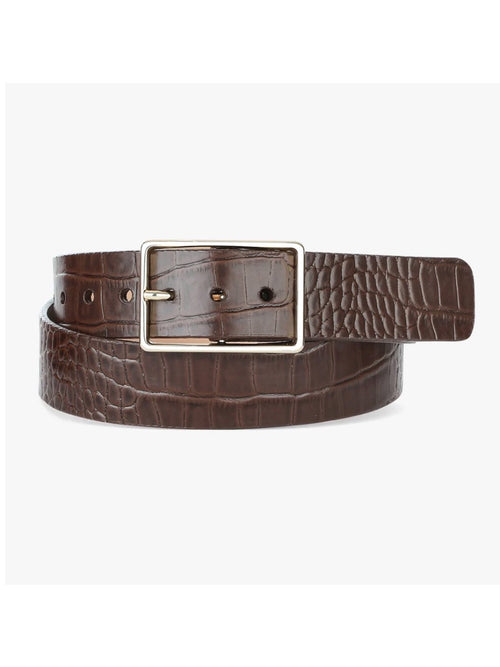 Caloe Belt in acorn barcelona by Brave Leather at Hickox