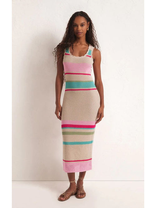 Multicoloured Stripe Ibiza dress by Z Supply