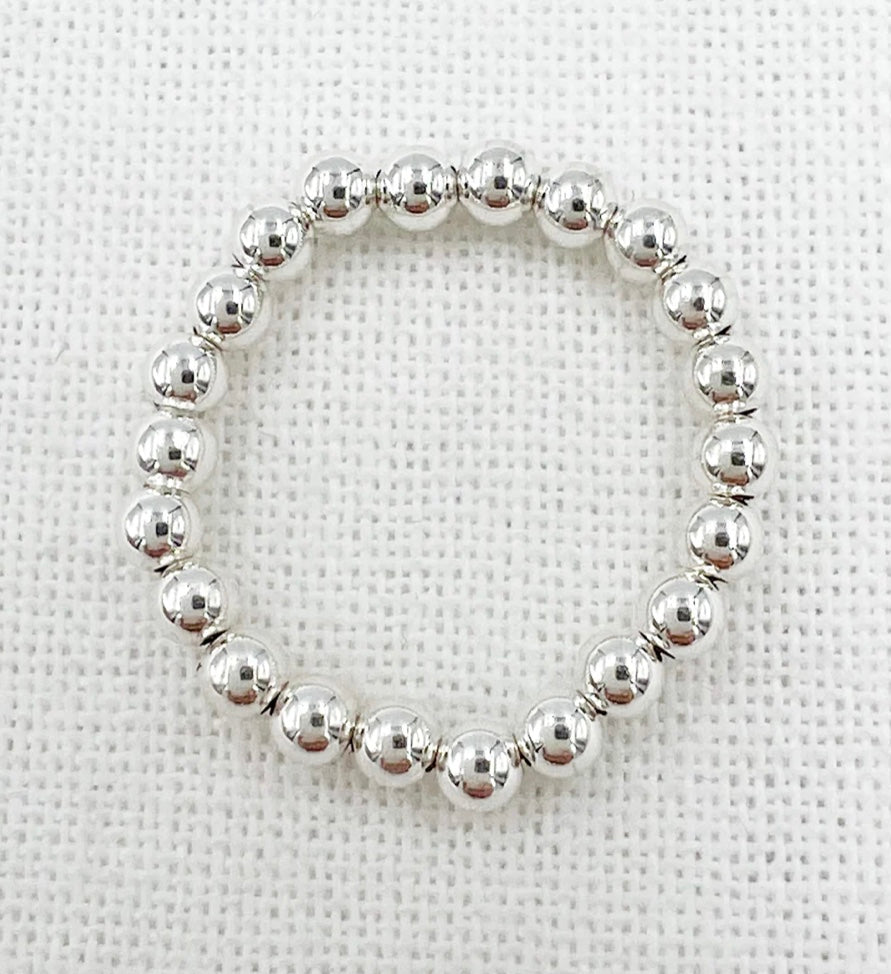 Beaded Ball stacking rings