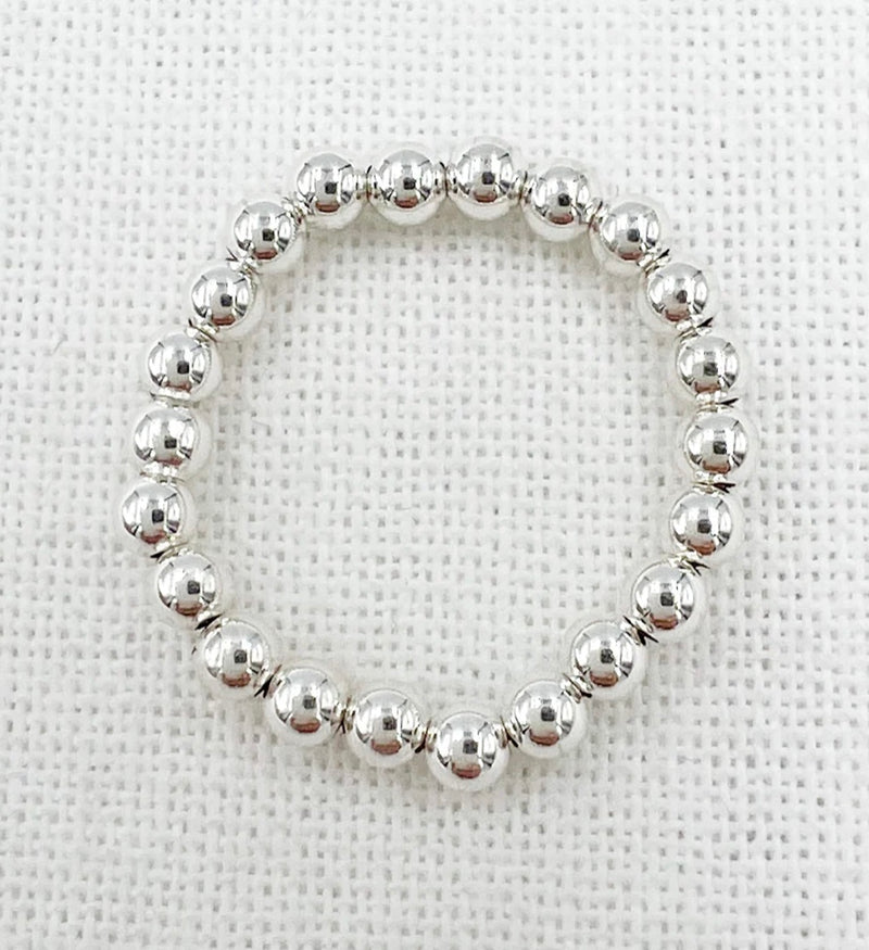Beaded Ball stacking rings
