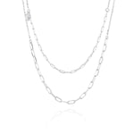 Sterling Silver Duo chain by Sif Jakobs at Hickox  jewelers & Lifestyle 