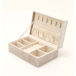 6” Bijoux Jewelry Box creme  By lovers tempo  at Hickox
