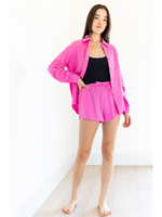 Rhea Short Set Fuschia by Style for the Priv at Hickox