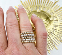 Beaded Ball stacking rings