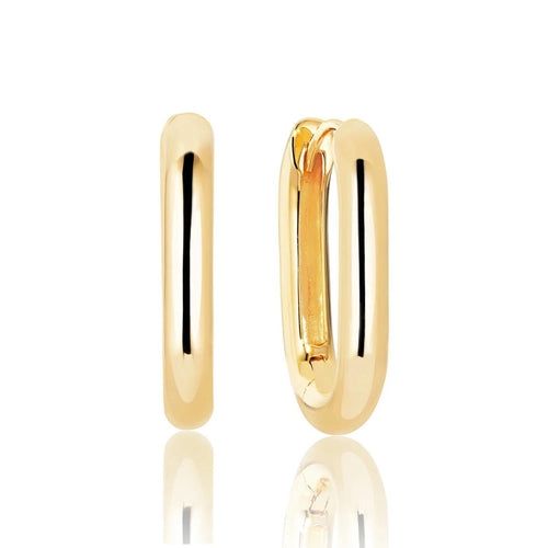 Capri Medio Pianura  Earrings gold filled by Sif Jakobs at Hickox