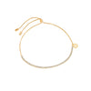 18K gold plated Ellera  Tennis Bracelet in White zirconia by Sif Jakobs at Hickox Jewelers and Lifestyle