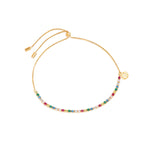 Ellera  Tennis Bracelet-  Rainbow CZ- in 18K Plated gold by Sif Jakobs - Hickox Jewelers 