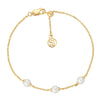 Sif Jakbs Padua Tri Bracelet -18k gold plated Sterling Silver  Hickox Jewelers & Lifestyle  