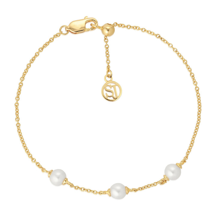 Sif Jakbs Padua Tri Bracelet -18k gold plated Sterling Silver  Hickox Jewelers & Lifestyle  