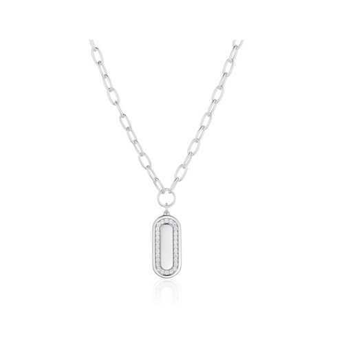 Capizzi Grande Necklace in Sterling silver by Sif Jakobs at Hickox