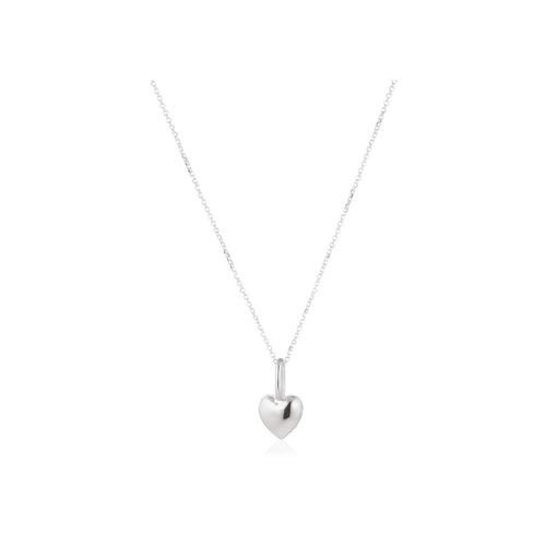 Caro pendant silver reverse side of heart