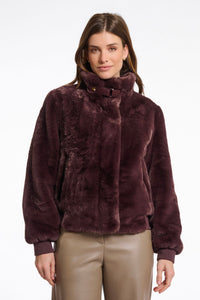 AMBRA  Chocolate Bean Faux Fur