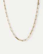 Andi Slim Chain Necklace gold by Jenny Bird at Hickox