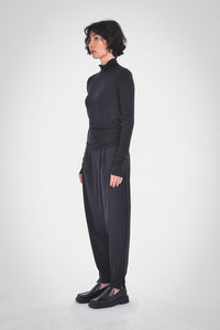 Soft lightweight black turtleneck by paper Label 