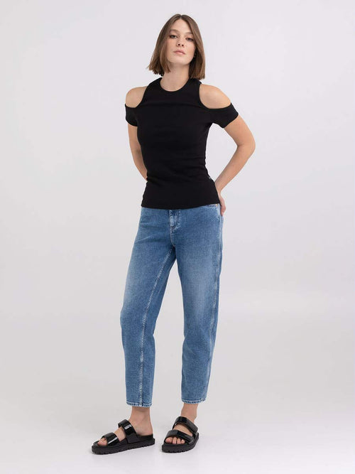 Balloon Fit  Keoda in Medium Blue Replay Jeans - Hickox Jewelers & Lifestyle 