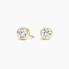 Diamond Bezel Stud Earrings starting at $350.00