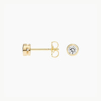 Diamond Bezel Stud Earrings starting at $350.00