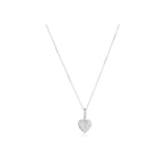 Caro Heart Pendant silver w/ cubic zirconia by Sif Jakobs at Hickox 