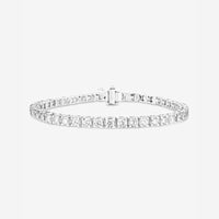 Lab Diamond tennis  bracelet on a white background