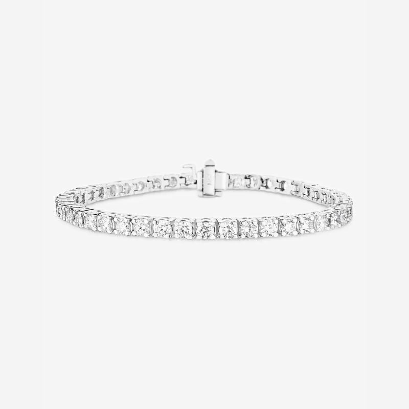 Lab Diamond tennis  bracelet on a white background