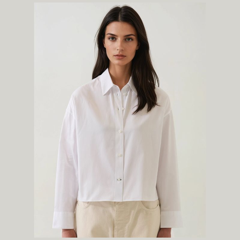 Cotton Boxy Shirt