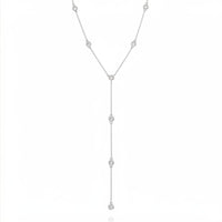 Diamond By The Yard Gold  Lariat Necklace