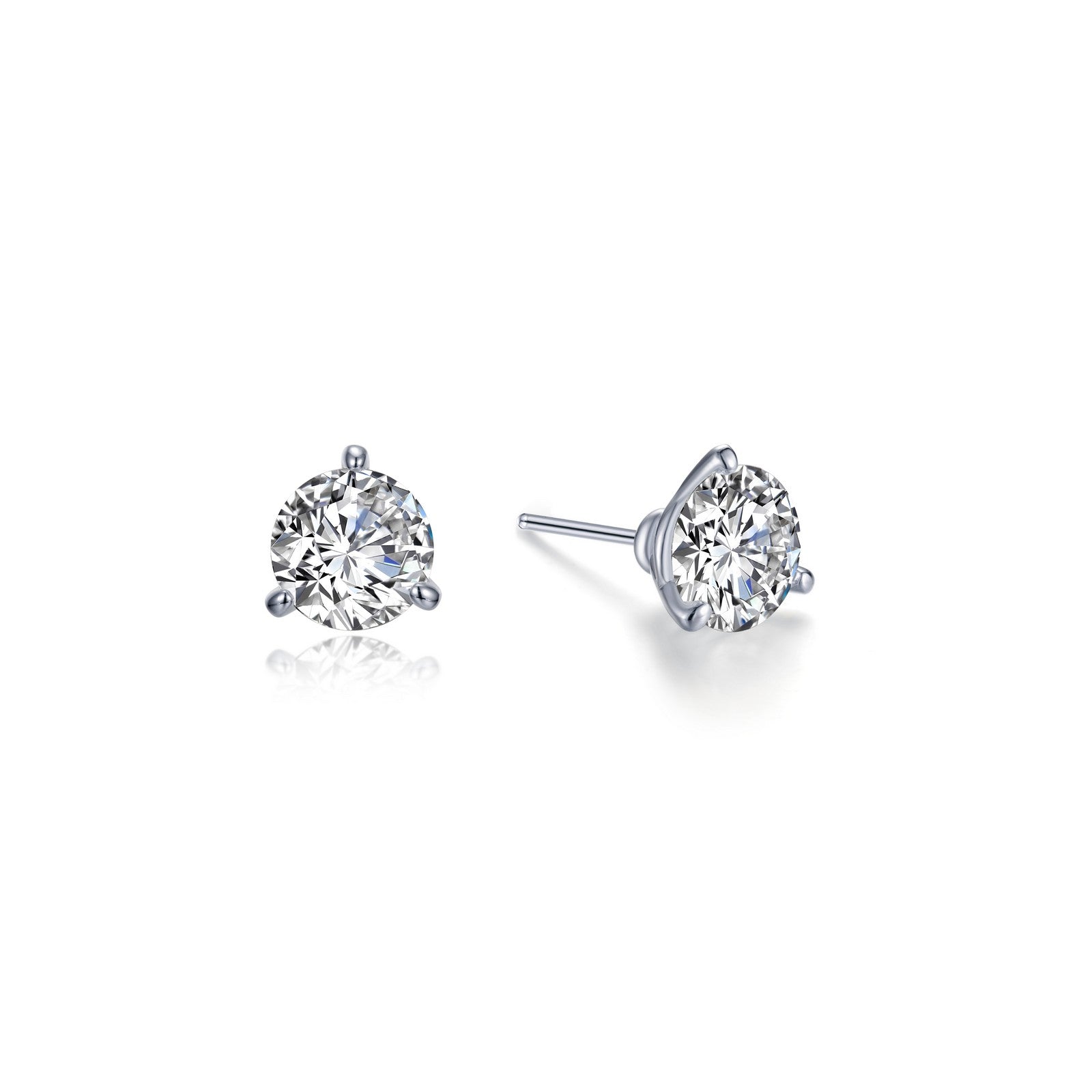 0.50 CTW 3 Prong Martini Studs