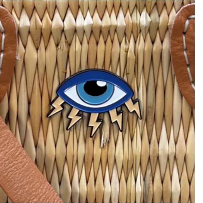 Lucky Lightening Eye Pin