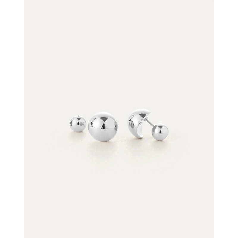 Aurora studs silver