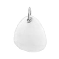 Moonstone charm with 18k  yellow gold b