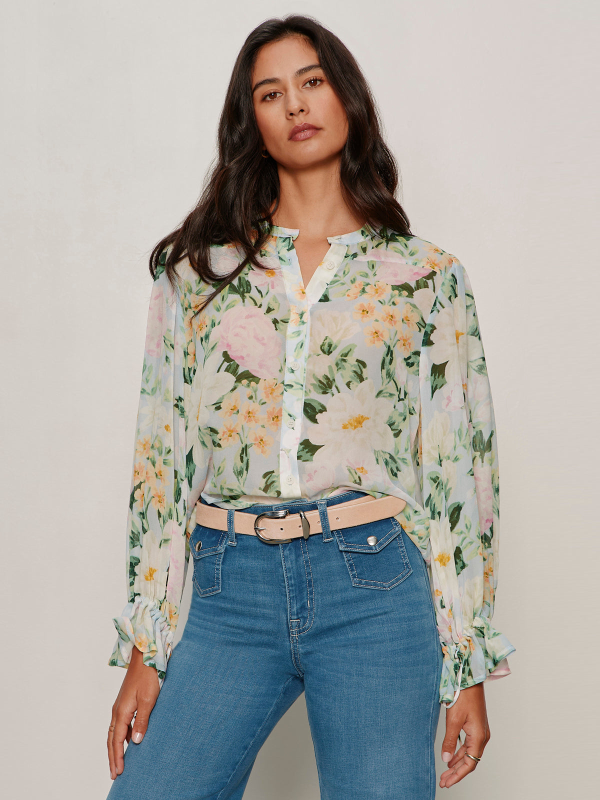 Femme Muse Button Blouse