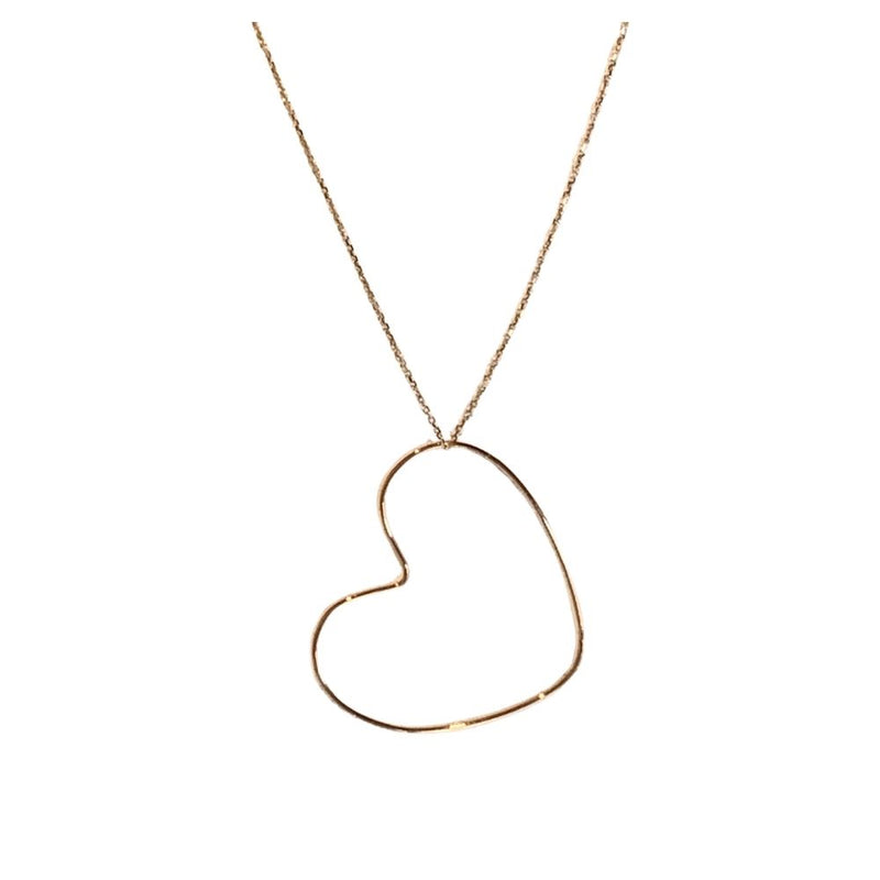 Gold  Floating heart Pendent - Hickox Jewelers & Lifestyle 
