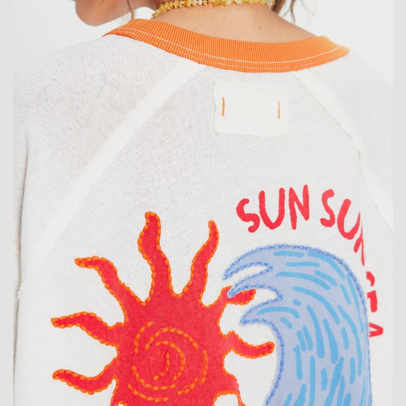 Giulia Embroidered  Tee