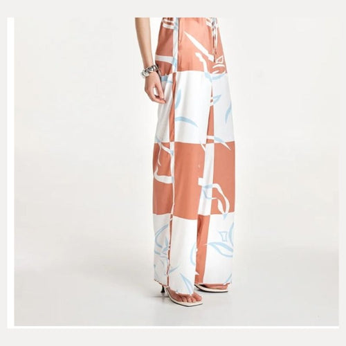Helena Pants - Floral Check