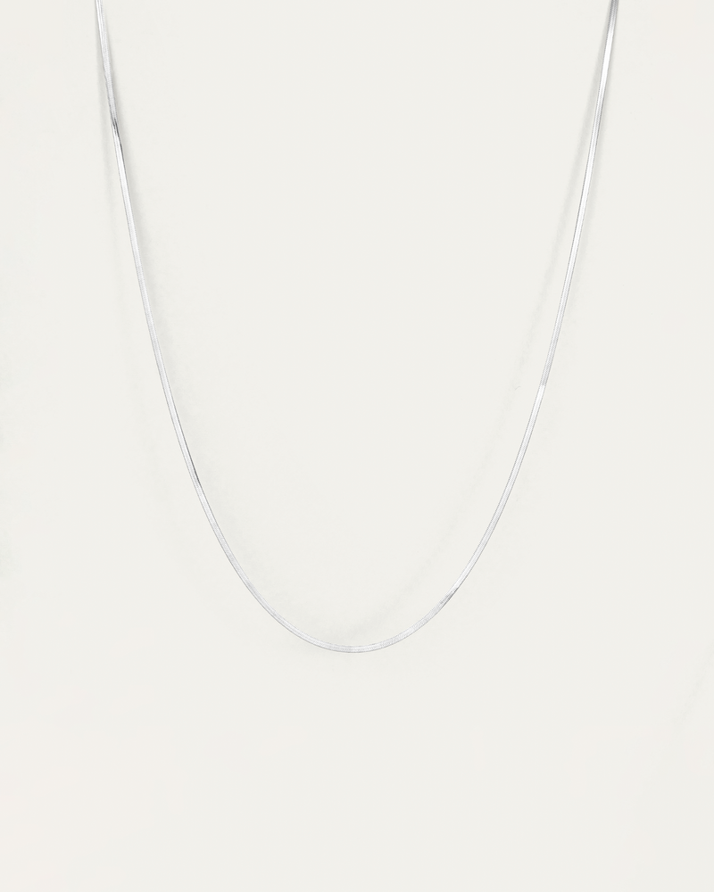 Zeina Silver Slim Chain
