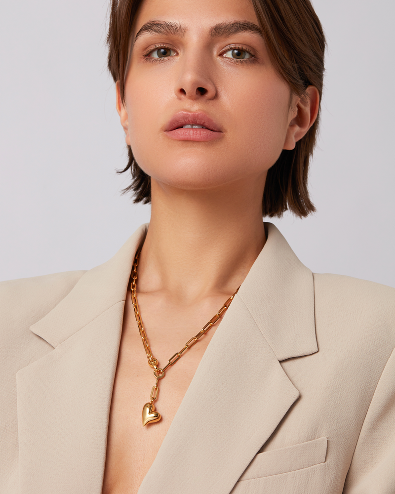 Puffy Heart Necklace