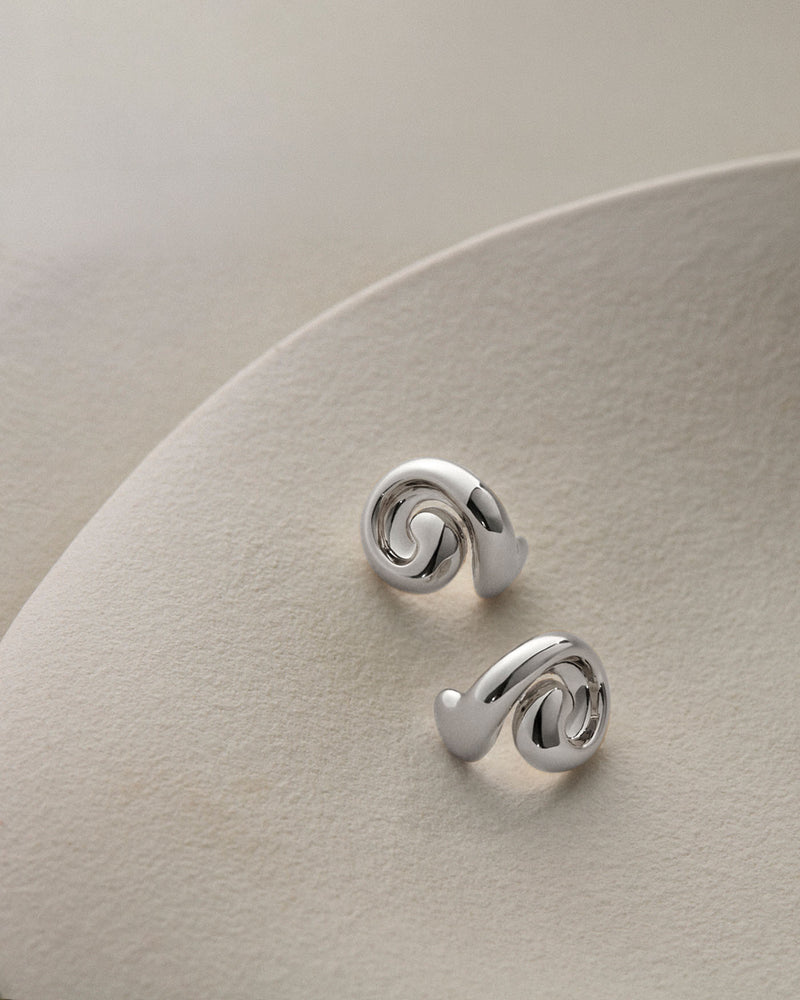 Small Silver Gio Earrings