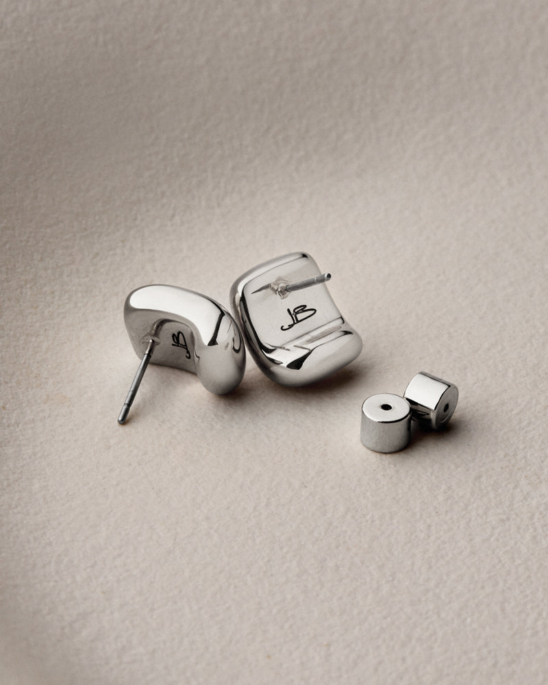Mini Tate Earrings Silver
