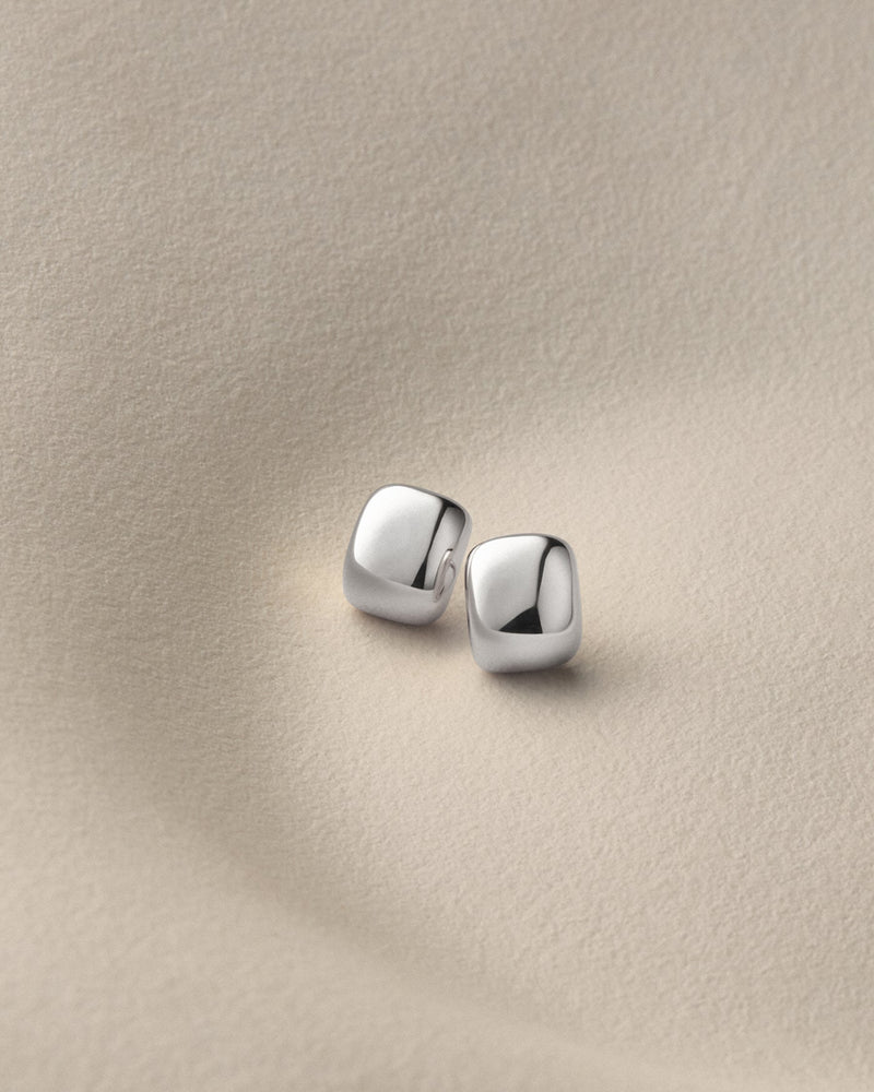 Mini Tate Earrings Silver