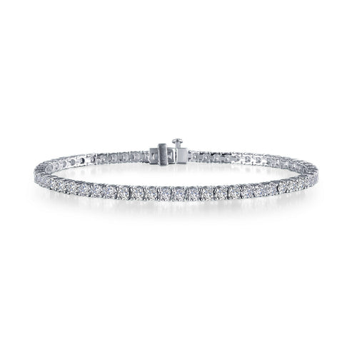 3.5 CTW Simulated Diamond Tennis B Bracelet with 65 stones.by Lafonn.