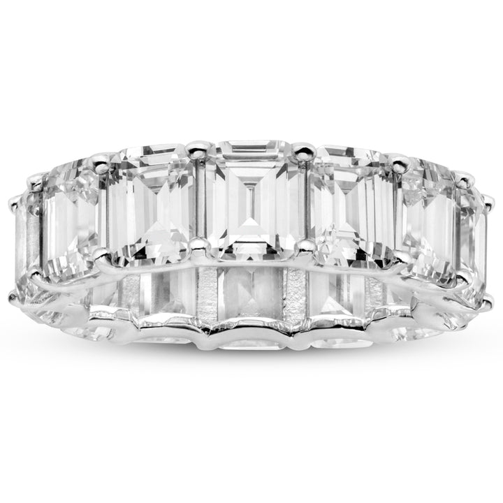 Large Emerald Eternity Ring